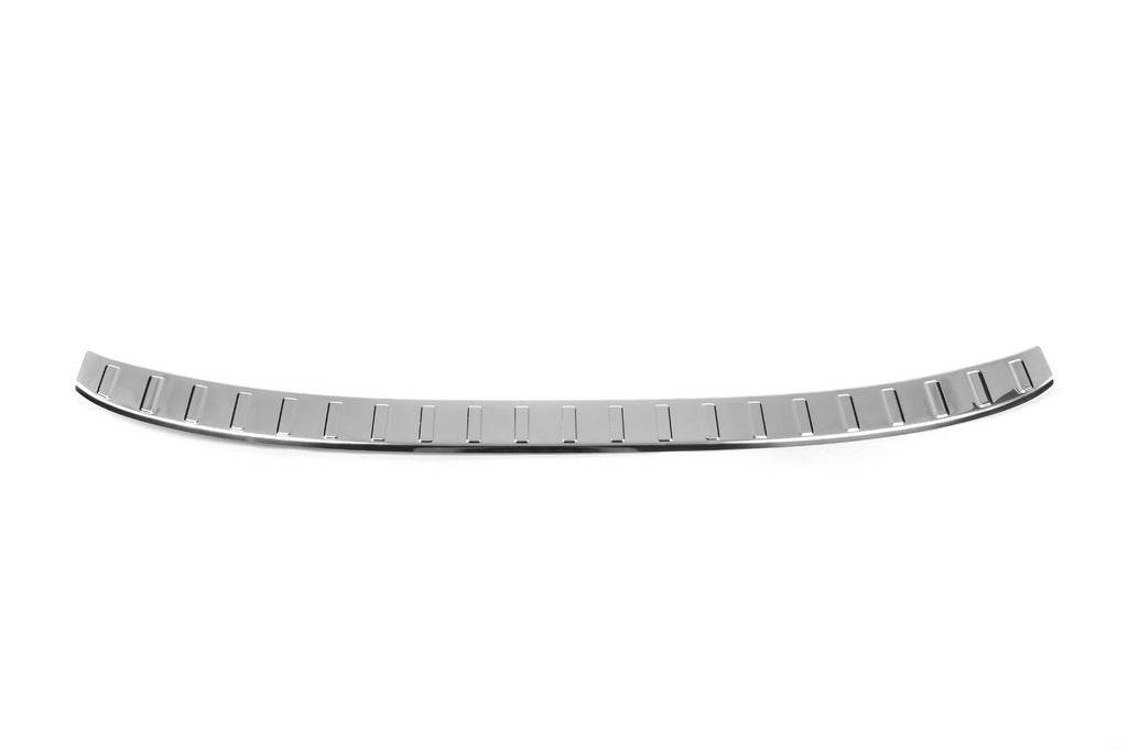 Cover on the rear bumper Carmos (stainless steel) (Gloss) for Volkswagen Taigo 2020- - Reelken Auto
