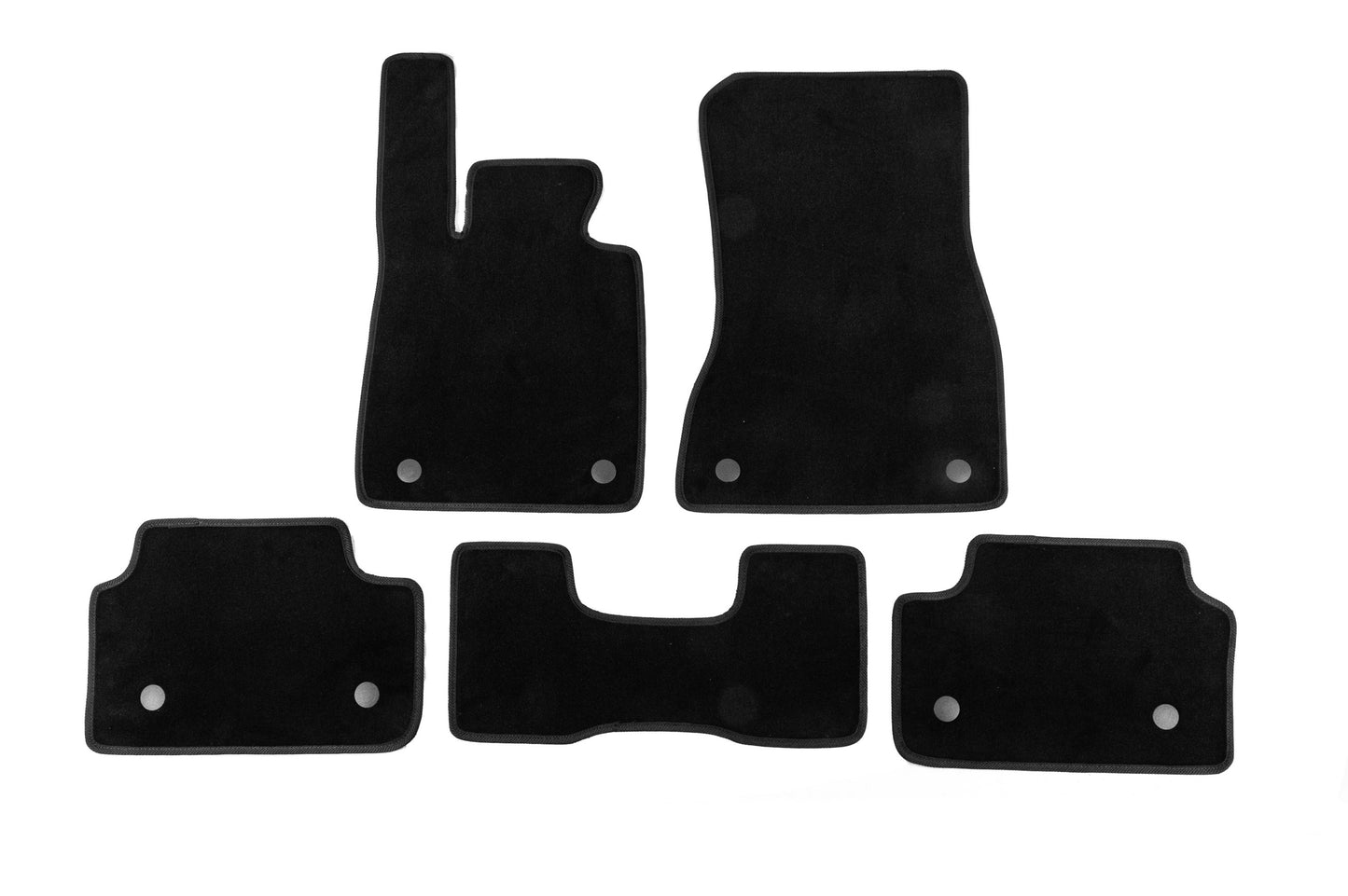 Textile Floor Mats Classic (For G60/61, Black) for BMW 5/i5 Series G60/60E/61 2023- - image 1