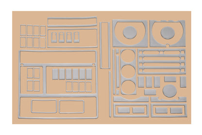 Dashboard Trim 1995-1999 (Aluminum Look) for MAN F2000 1994-2001 - image 2