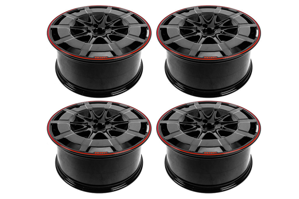 Wheels from forged aluminum and carbon G900 (R24, 4 pcs.) for Mercedes G class W463 1990-2018 - image 26