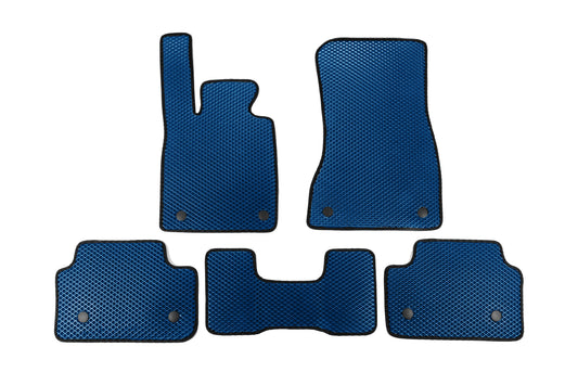 EVA Floor Mats (For G60/61, Blue) for BMW 5/i5 Series G60/60E/61 2023- - image 1