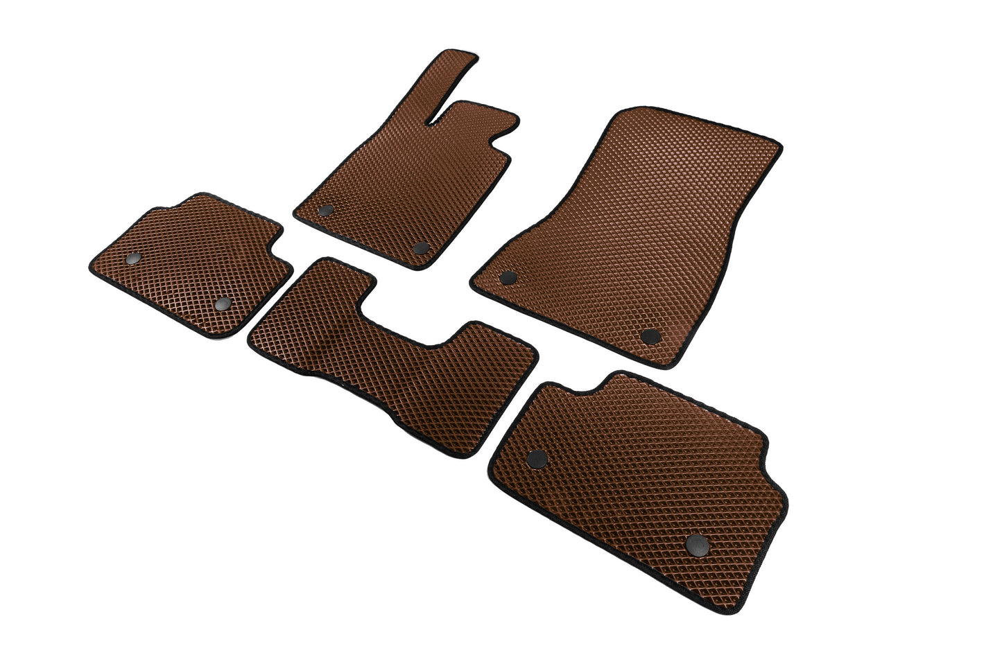 EVA Floor Mats (For G60/61, Brown) for BMW 5/i5 Series G60/60E/61 2023- - image 2