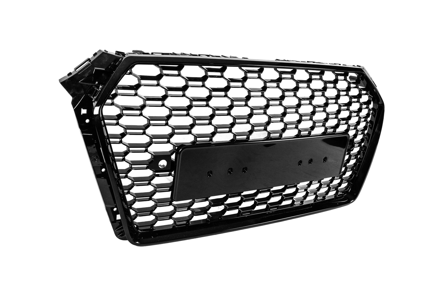 Front Grille RS-Style Quattro (without logo, 2016-2019, black) for Audi A4 B9 2015-2024 - image 3