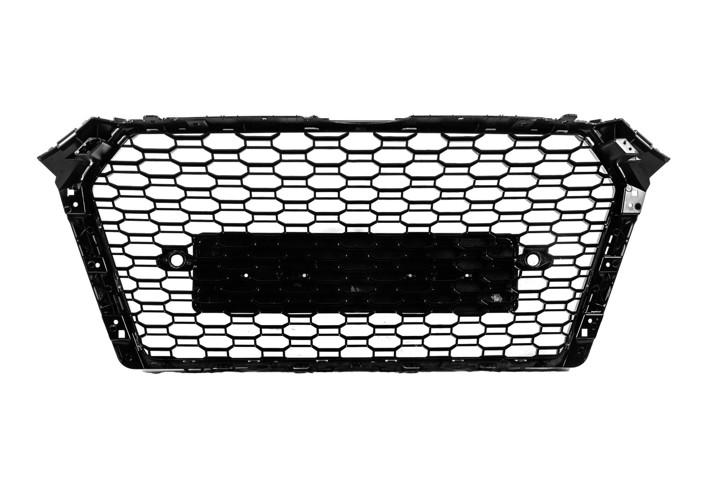 Front Grille RS-Style Quattro (without logo, 2016-2019, black) for Audi A4 B9 2015-2024 - image 4