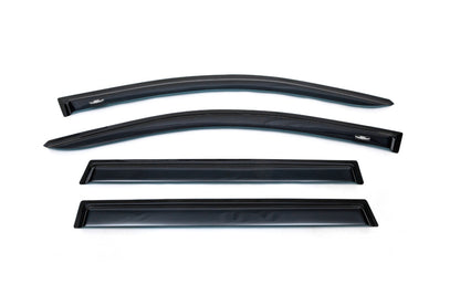Window Deflectors (4 pcs, HIC) for Volkswagen Touareg 2002-2010 - image 1