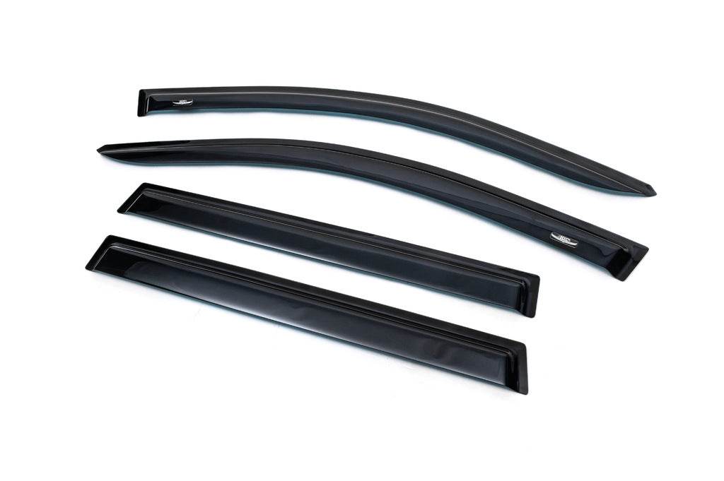 Deflectors (4-piece, HIC) for Volkswagen Touareg 2002-2010 - Reelken Auto