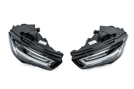 Front headlights Full LED (for HALOGEN, 2012-2016, 2 pcs) for Audi A3 2012-2020 - image 2