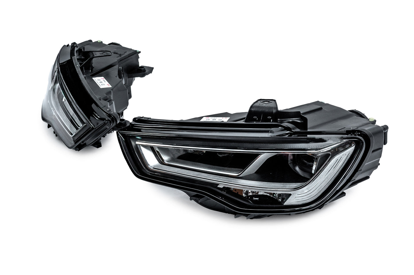 Front headlights Full LED (for HALOGEN, 2012-2016, 2 pcs) for Audi A3 2012-2020 - image 3