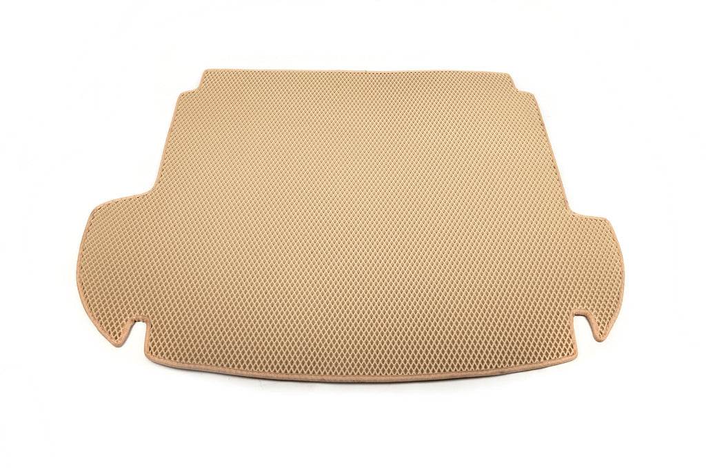 Trunk mat (EVA, beige) (5 places) for Hyundai Santa Fe 2 2006-2012 - Reelken Auto