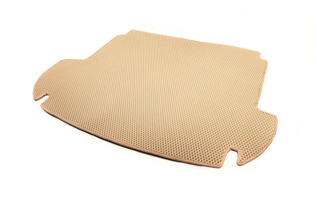 Trunk mat (EVA, beige) (5 places) for Hyundai Santa Fe 2 2006-2012 - Reelken Auto