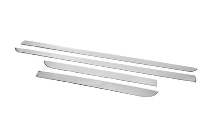 Door moldings (4 pcs., stainless steel) for Nissan Navara 2006-2015 - Reelken Auto