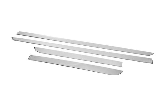 Door moldings (4 pcs., stainless steel) for Nissan Navara 2006-2015 - Reelken Auto