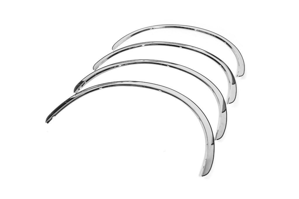 Fender flares (4 pcs, stainless steel) for Nissan Micra K12 2003-2010 - image 1