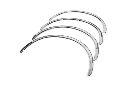 Fender flares (4 pcs, stainless steel) for Nissan Micra K12 2003-2010 - image 1