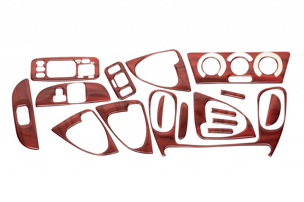 Dashboard Trim Wood Look for Toyota Yaris Verso 2000-2004 - image 1