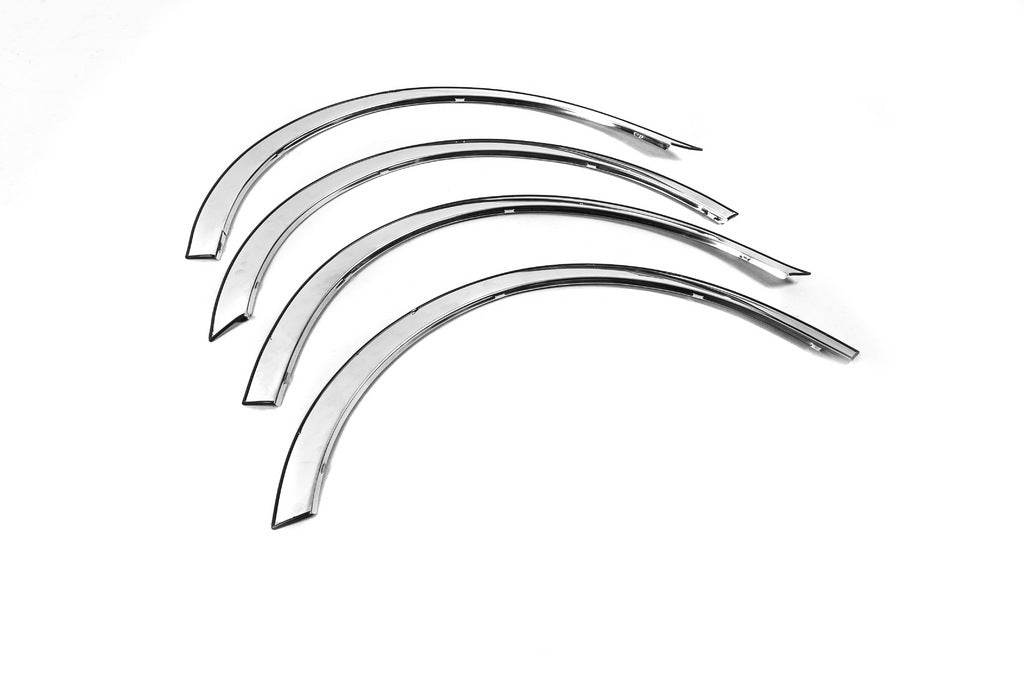 The pads on the arches (4 pieces, stainless steel) for Skoda Roomster 2006-2015 - Reelken Auto