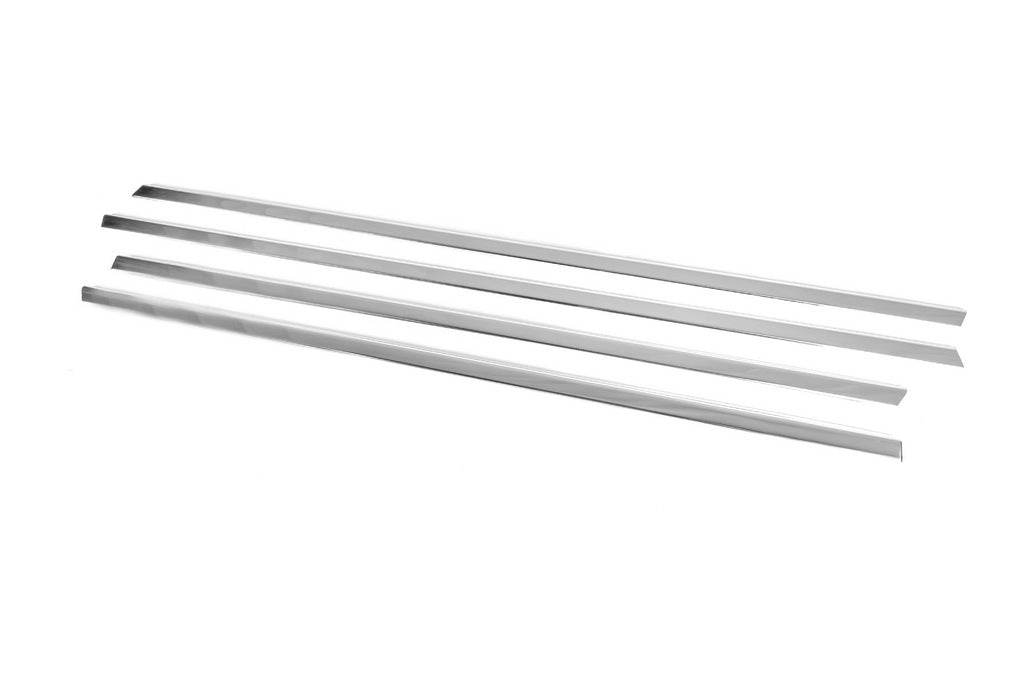 Glass molding (4 pcs., stainless steel) for Fiat 500X - Reelken Auto