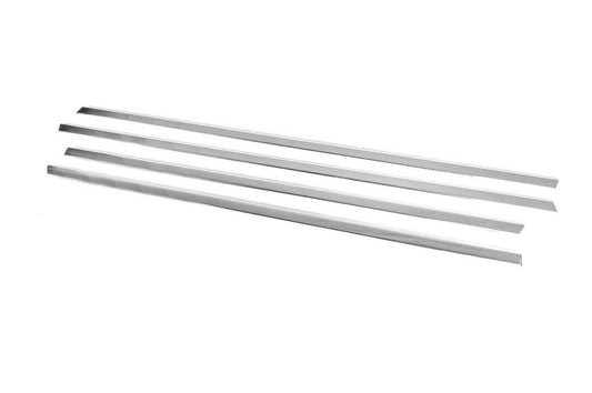 Glass molding (4 pcs., stainless steel) for Fiat 500X - Reelken Auto