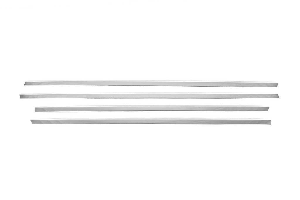 Glass molding (4 pcs., stainless steel) for Fiat 500X - Reelken Auto