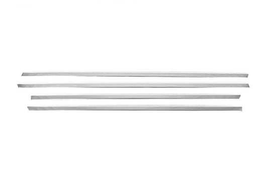 Glass molding (4 pcs., stainless steel) for Fiat 500X - Reelken Auto
