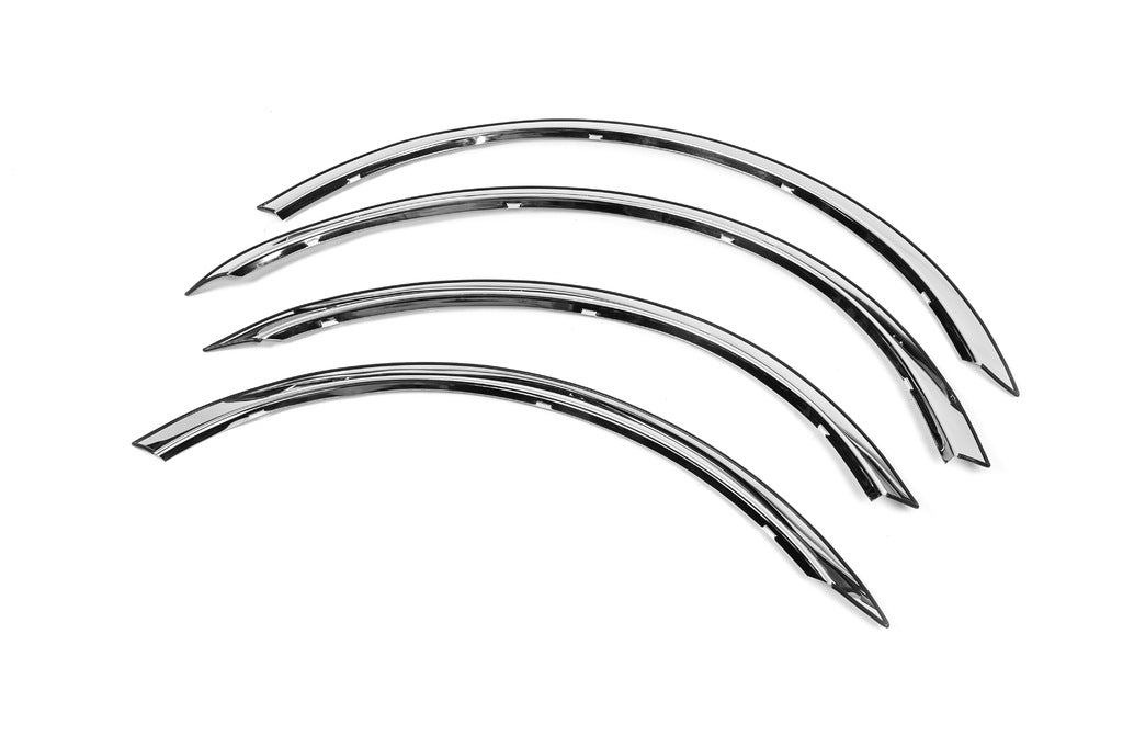 Fender flares (4 pcs, stainless steel) for Nissan Primera P12 2002-2007 - image 1