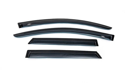 Deflectors (4-piece, HIC) for Nissan Qashqai 2010-2014 - Reelken Auto