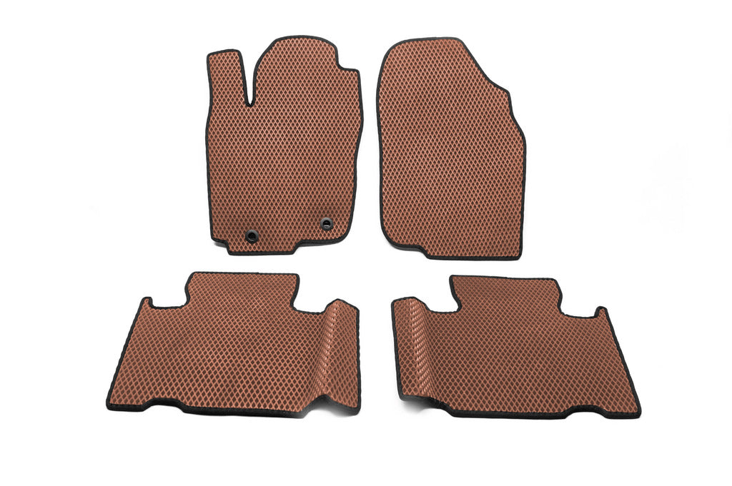 EVA Floor Mats (brick red) for Toyota Rav 4 2013-2018 - image 1
