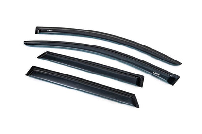 Deflectors (4-piece, HIC) for Nissan Qashqai 2007-2010 - Reelken Auto