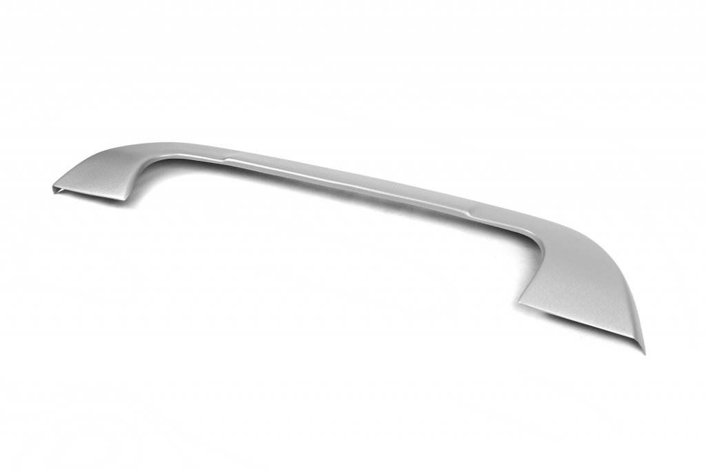 Upper front bumper overlay (ABS, gray) for Dacia Duster 2018-2024 - Reelken Auto