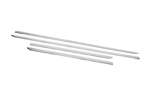 Door moldings (4 pcs., stainless steel) for Audi Q3 2011-2019 - Reelken Auto