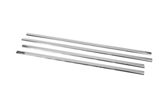 Glass molding (4 pcs., stainless steel) for Ford S-Max 2007-2014 - Reelken Auto