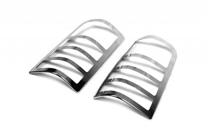 Chrome Tail Light Covers (2 pcs, Stainless Steel) for Peugeot Partner 1996-2008 - image 2
