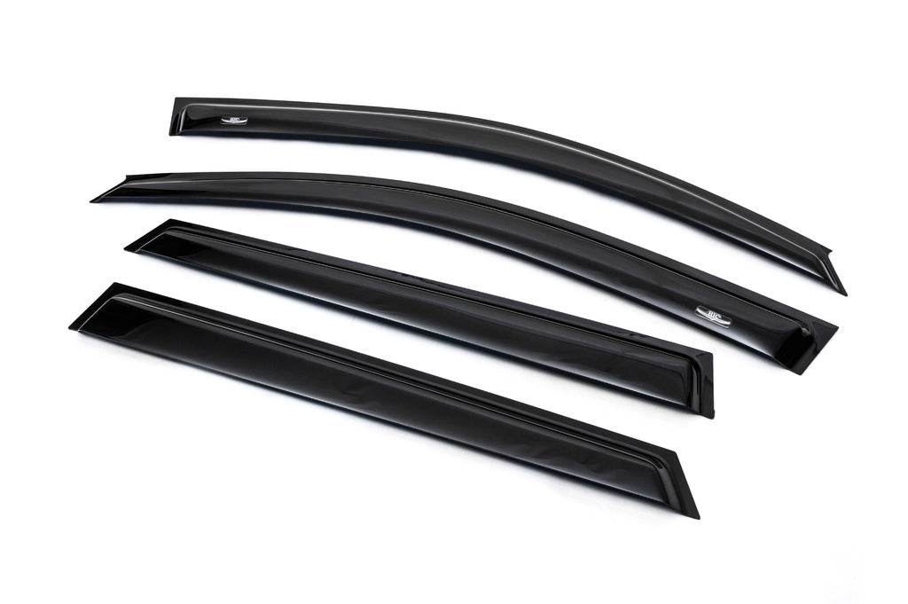 Deflectors (4-piece, HIC) for Kia Sorento II XM 2009-2014 - Reelken Auto