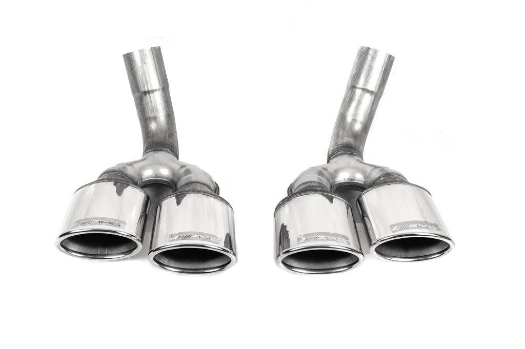 AMG G65/G63 V4 Exhaust Tips (2 pcs) for Mercedes G сlass W463 1990-2018 - image 2