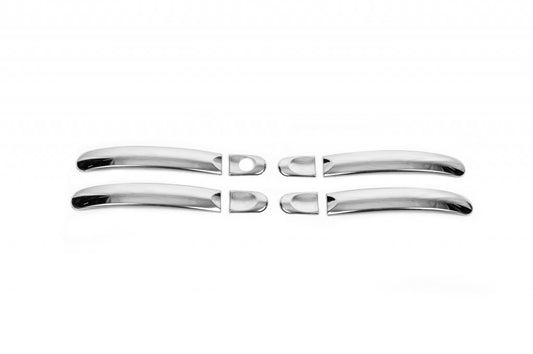Chrome Door Handle End Covers (Stainless Steel) for Volkswagen T5 Multivan 2003–2010 - image 2
