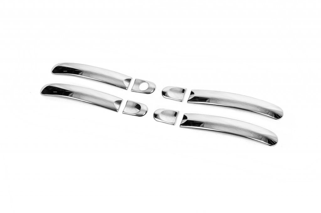 Chrome Door Handle End Covers (Stainless Steel) for Volkswagen T5 Multivan 2003–2010 - image 3