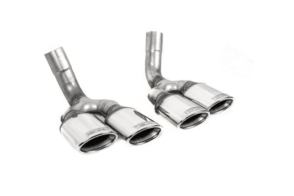 AMG G65/G63 V4 Exhaust Tips (2 pcs) for Mercedes G сlass W463 1990-2018 - image 3