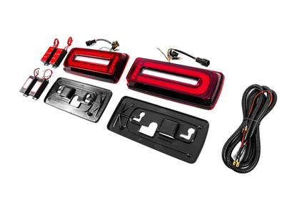 Tail Lights G-design V2 for Mercedes G сlass W463 1990-2018 - image 2