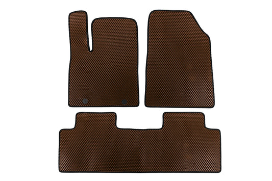 EVA Floor Mats (for Yuan Up, Brown) for BYD Yuan 2021- - image 1
