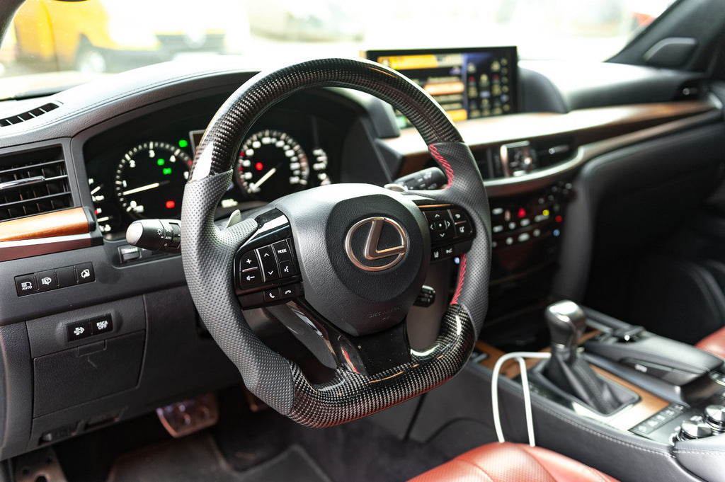 Complete anatomical steering wheel (carbon) for Lexus GX460 2009-2023 - image 4