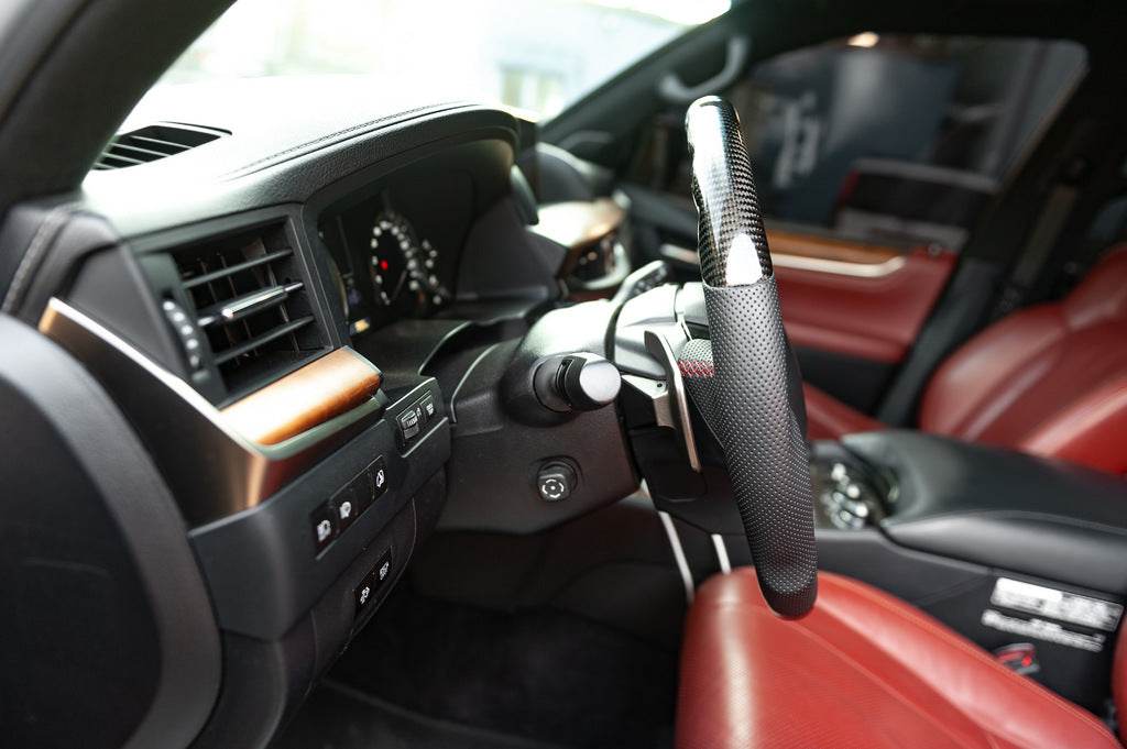 Anatomic steering wheel assembly (carbon) for Lexus GX460 - Reelken Auto