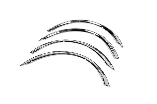 Fender flares (4 pcs, stainless steel) for Mazda 323 1977-2003 - image 1