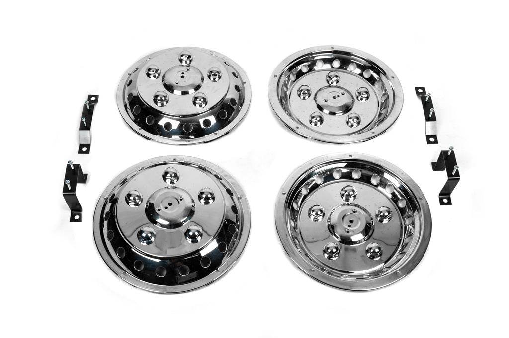 Stainless steel caps Exclusive V2 (2-roll) for Volkswagen LT 1995-2006 - Reelken Auto