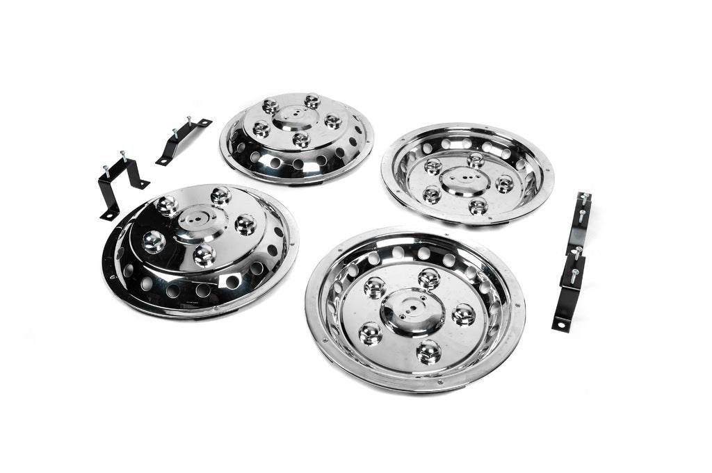 Stainless steel caps Exclusive V2 (2-roll) for Volkswagen LT 1995-2006 - Reelken Auto