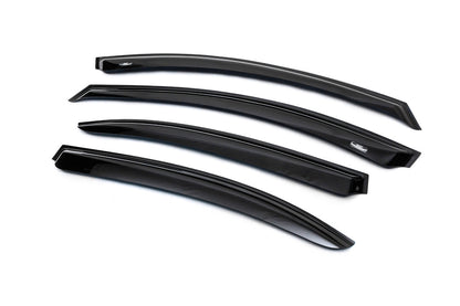 Window Deflectors (4 pcs, HIC) for Hyundai Sonata NF 2004-2009 - image 2
