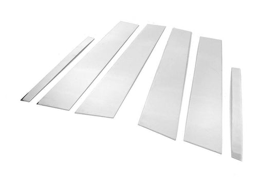 Pads on the door pillar (stainless) for Renault Megane III 2009-2016 - Reelken Auto