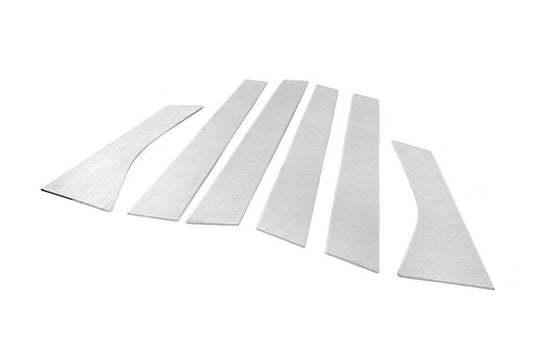 Pads on the door pillar (stainless) for Volvo V40 2012↗ - Reelken Auto