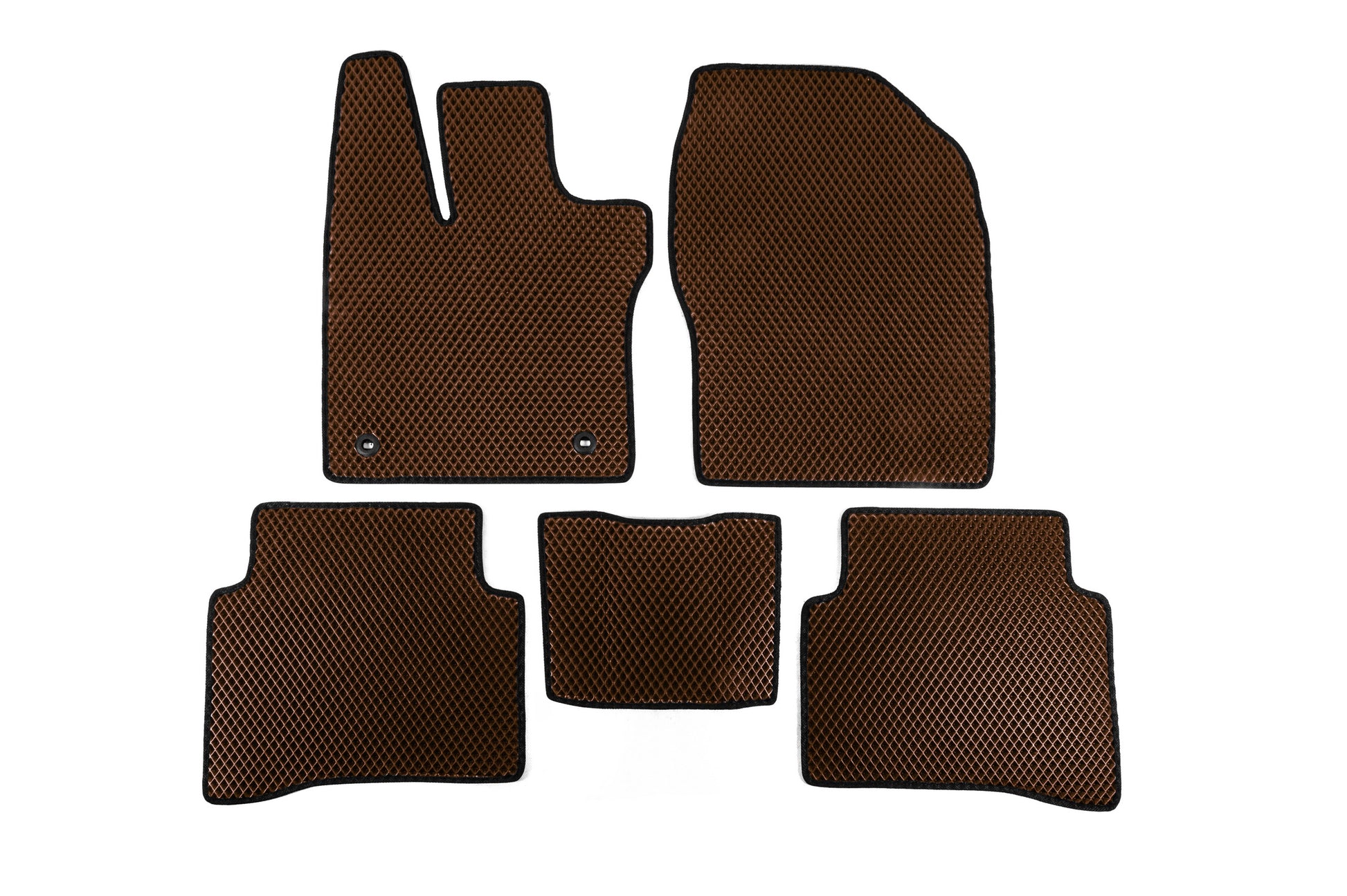 EVA Floor Mats (Brown) for Toyota Prius 2023- - image 1