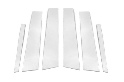 Overlays on the door posts (6 pcs., stainless steel) for Mercedes C-class W205 2014-2021 - Reelken Auto