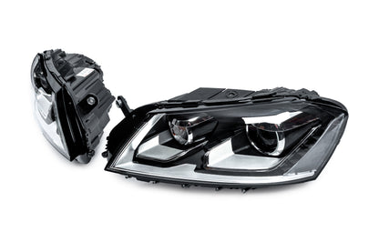 V2 Front Headlights (EU version, 2 pcs) for Volkswagen Passat B7 2012-2015 - image 3